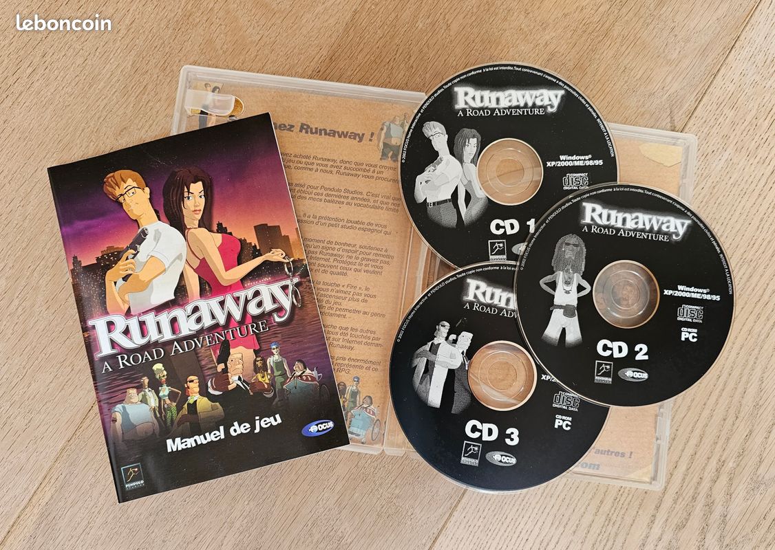 Runaway: A Road Adventure (3CD) - PC (Gebraucht) in Carouge GE für CHF