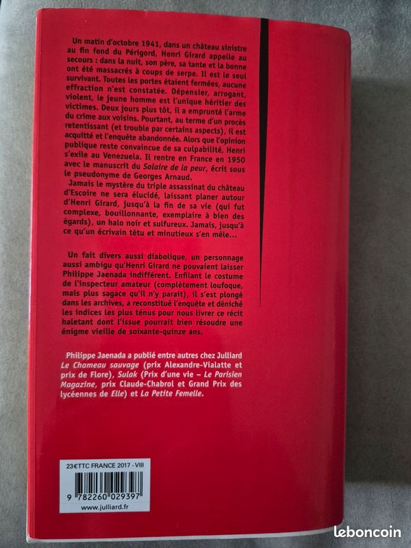 Roman La Serpe de Philippe Jaenada (image 2)
