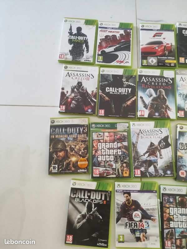 Lot jeux xbox 360 Jeux vidéo