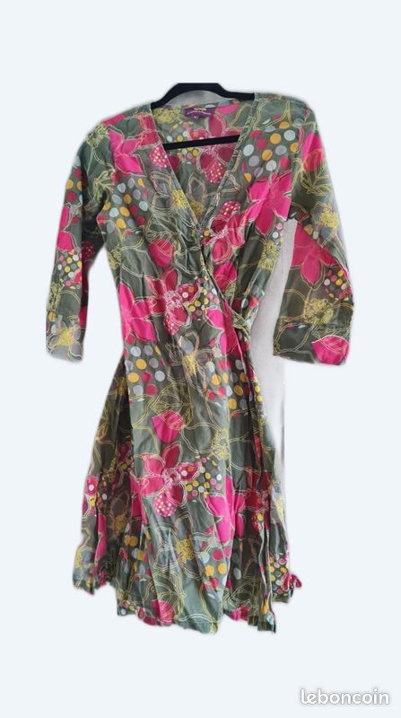 Robe rée arty camelia La Fiancée du Mekong