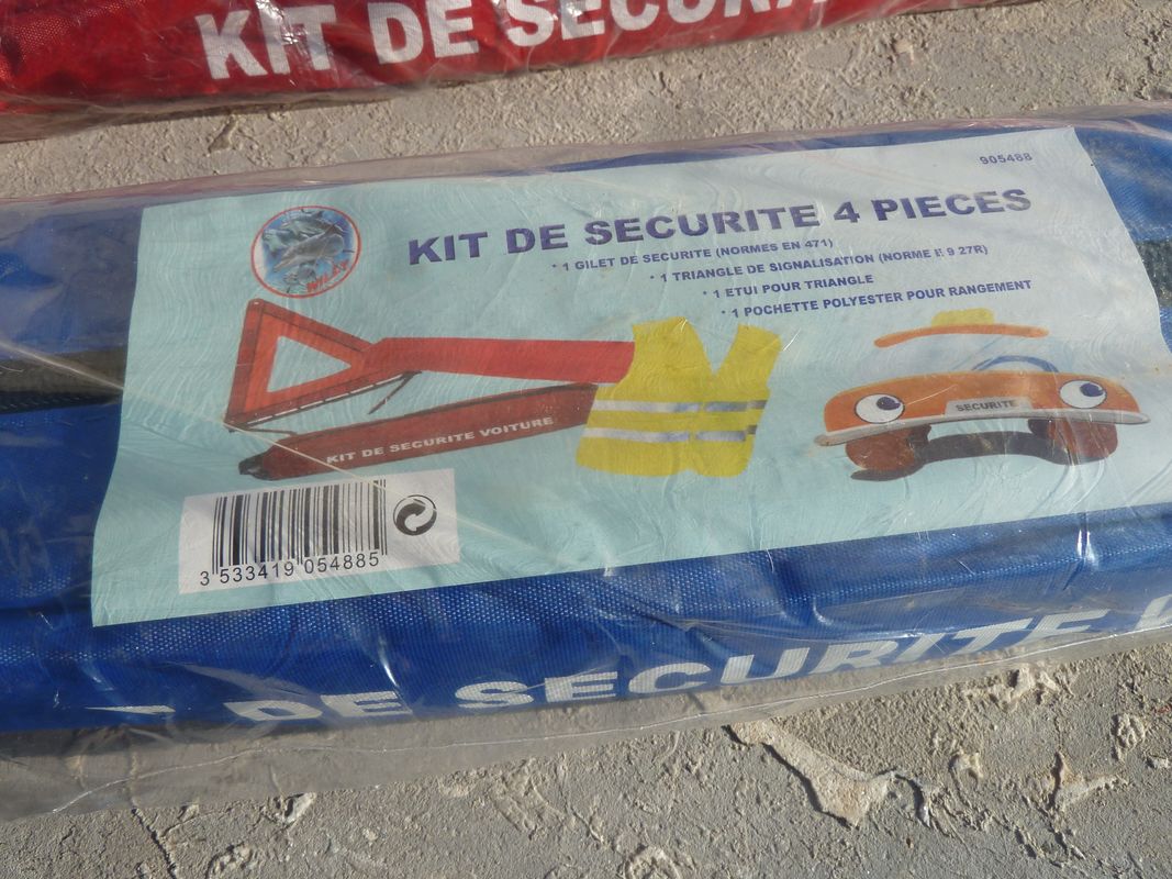 Kit de securite voiture - Équipement auto