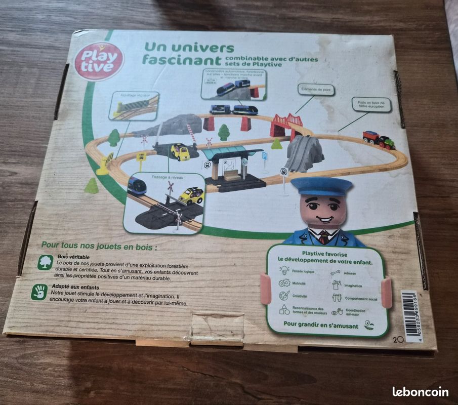 Lot De 20 Connecteurs De Chemin De Fer En Bois – Accessoires Universels Pour Circuits De Train – Jeu De Construction
