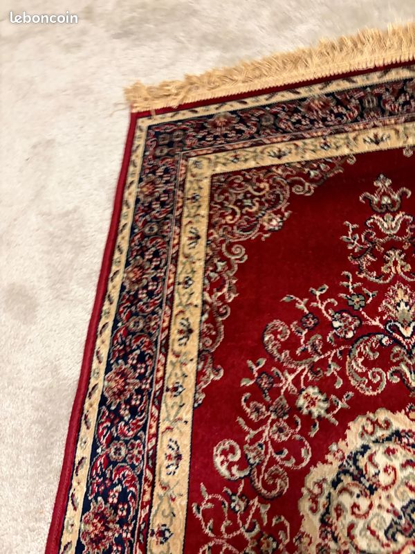 Tapis Oriental Persan à Motif - Dimensions 215x140 Cm - Épaisseur 1 Cm - Occasion