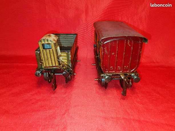 Wagon Tombereau à Guérite échelle O - JEP BING - Longueur 12cm - Bon état