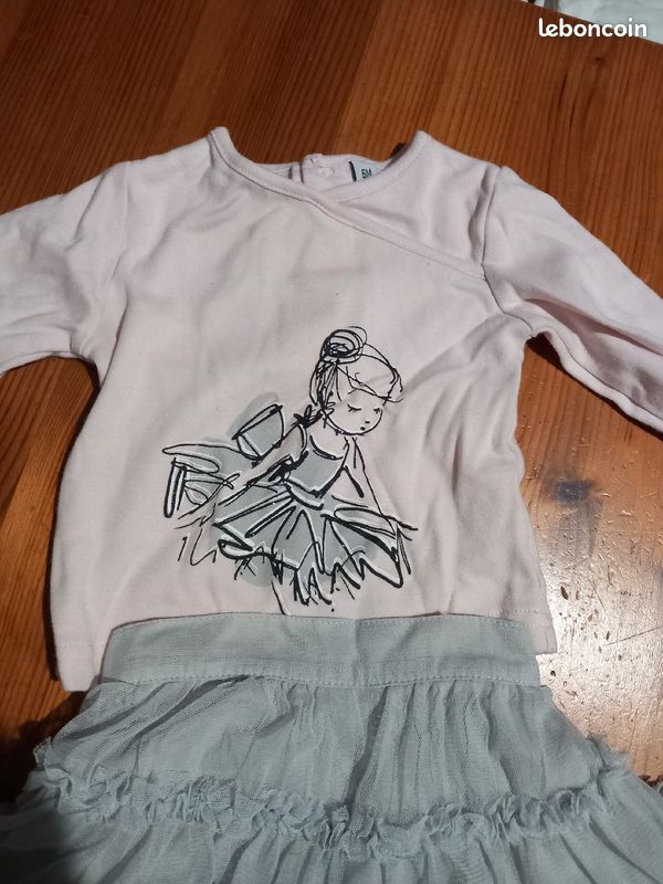 Ensemble fille 6 mois (image 2)