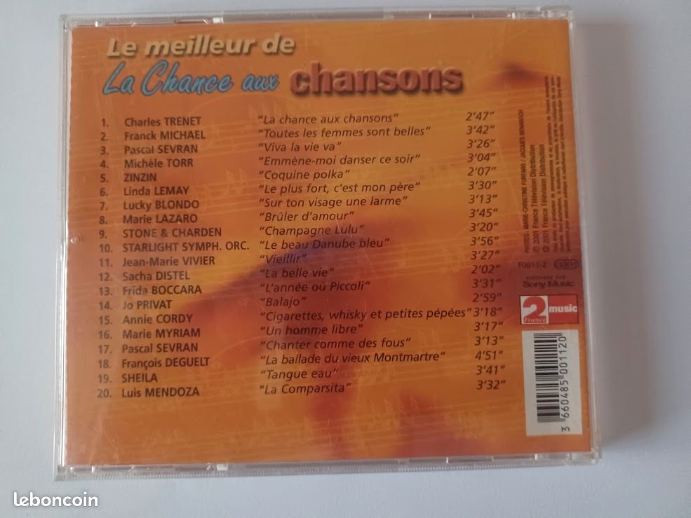 Cd le meilleur de la chance aux chansons (image 2)
