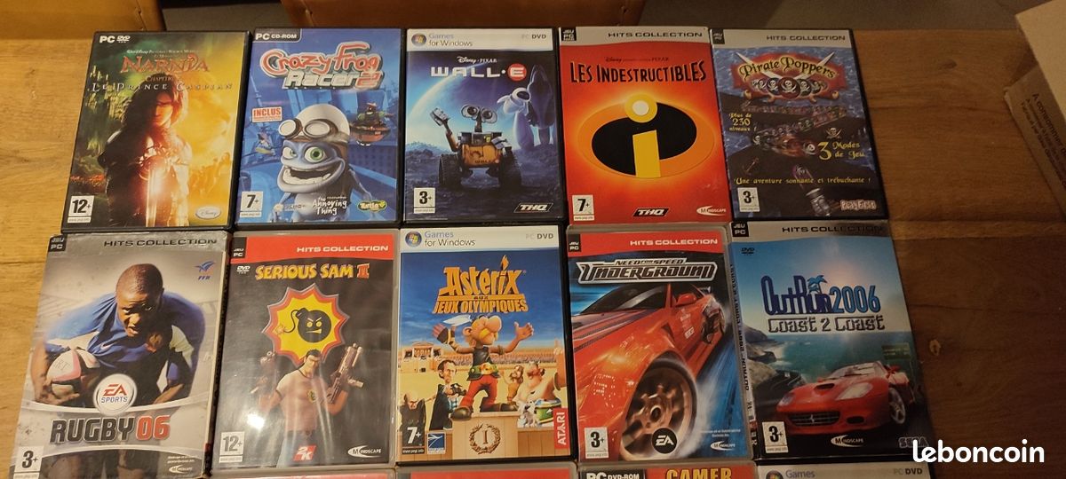 Lot De 5 Jeux ATARI (Loose) - Bon État - Pour Collectionneurs