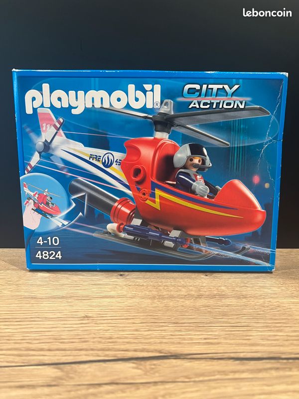 Hélicoptère pompiers playmobil (image 1)