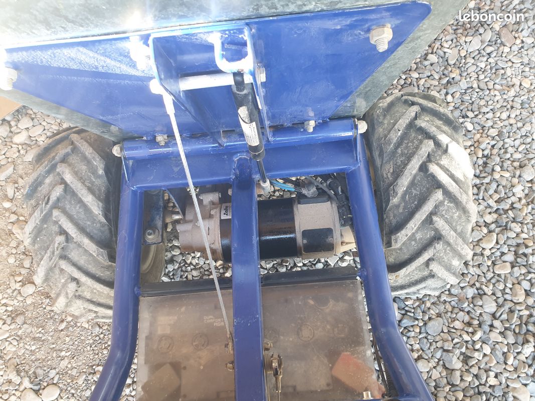 Brouette électrique ZALLYS DUMPER-JET - 2 batteries Neuves (image 4)