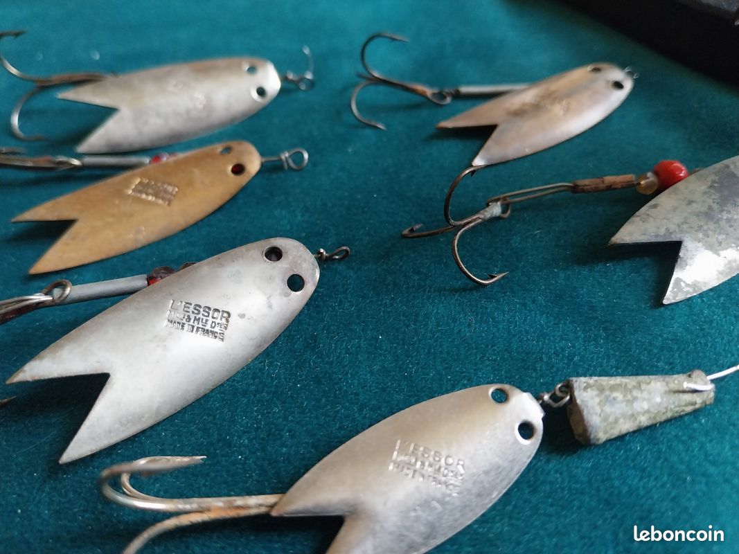 Ancienne Cuillère Leurre De Pêche – Empire City, Coquillage Vintage (lot#9495)