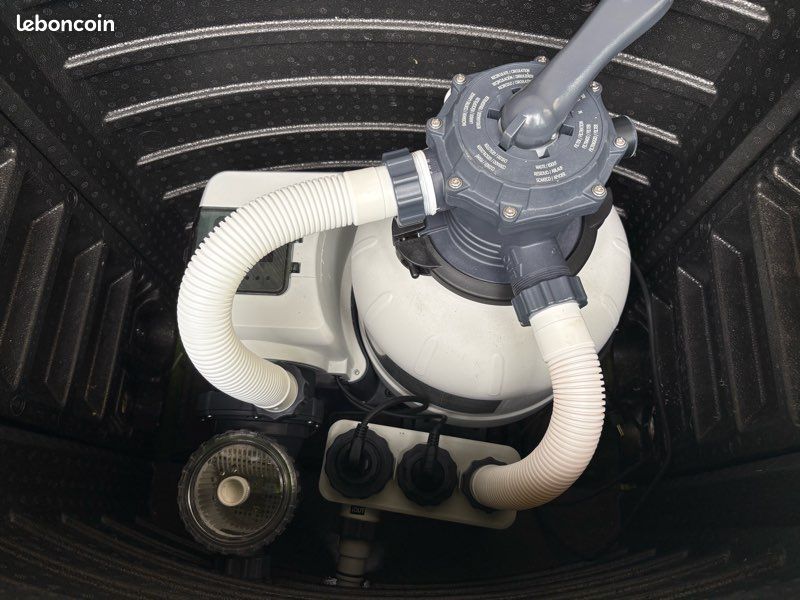 Intex combo filtre à sable 6m³/h + sterilisateur au sel qx2100 (image 2)