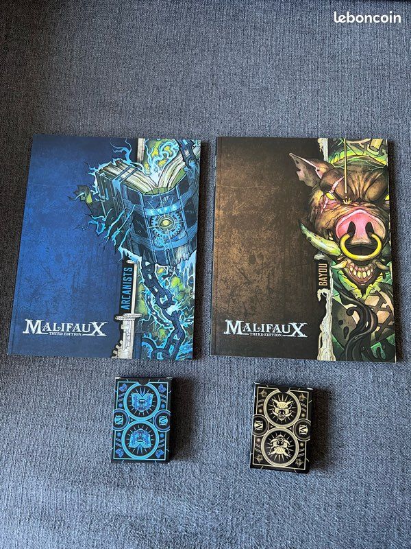 Malifaux livres et cartes de factions Bayou, Arcanistes (image 1)