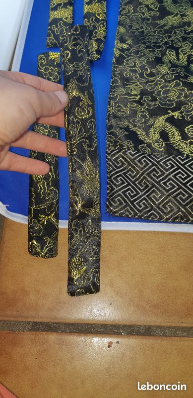 Lot nappe serviette napperon set de table porte serviette baguette couvert+ donne (image 2)