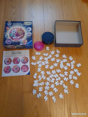 Ravensburger – Puzzle 3D Ball Pat'Patrouille – 72 Pièces Numérotées, 13 Cm, Sans Colle