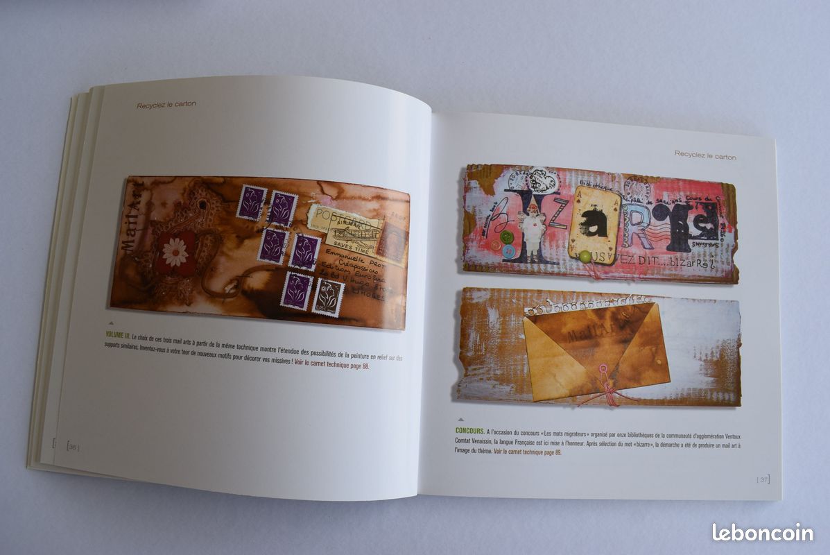 Livre " découvrez l'art postal" scrapbooking lilipani (image 2)