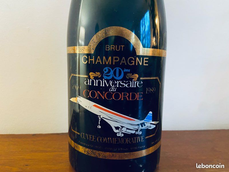 Magnum de champagne de collection cuvée commémorative concorde 1989 (image 2)