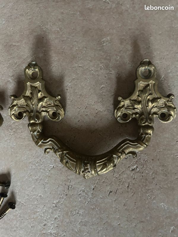 Poignées de piano en bronze ancien (image 3)