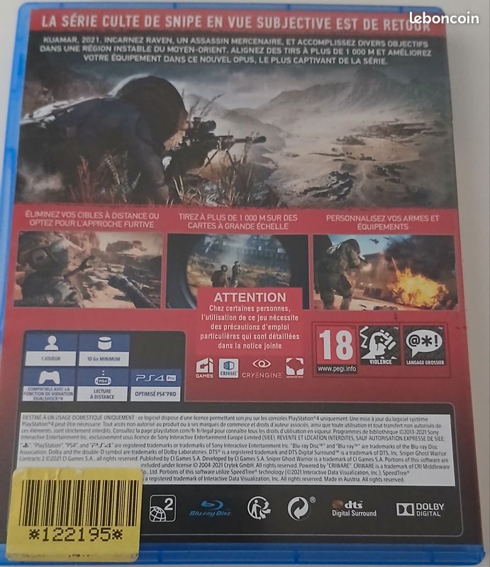 Jeux Sniper Ghost Warrior Contracts 2 (image 2)