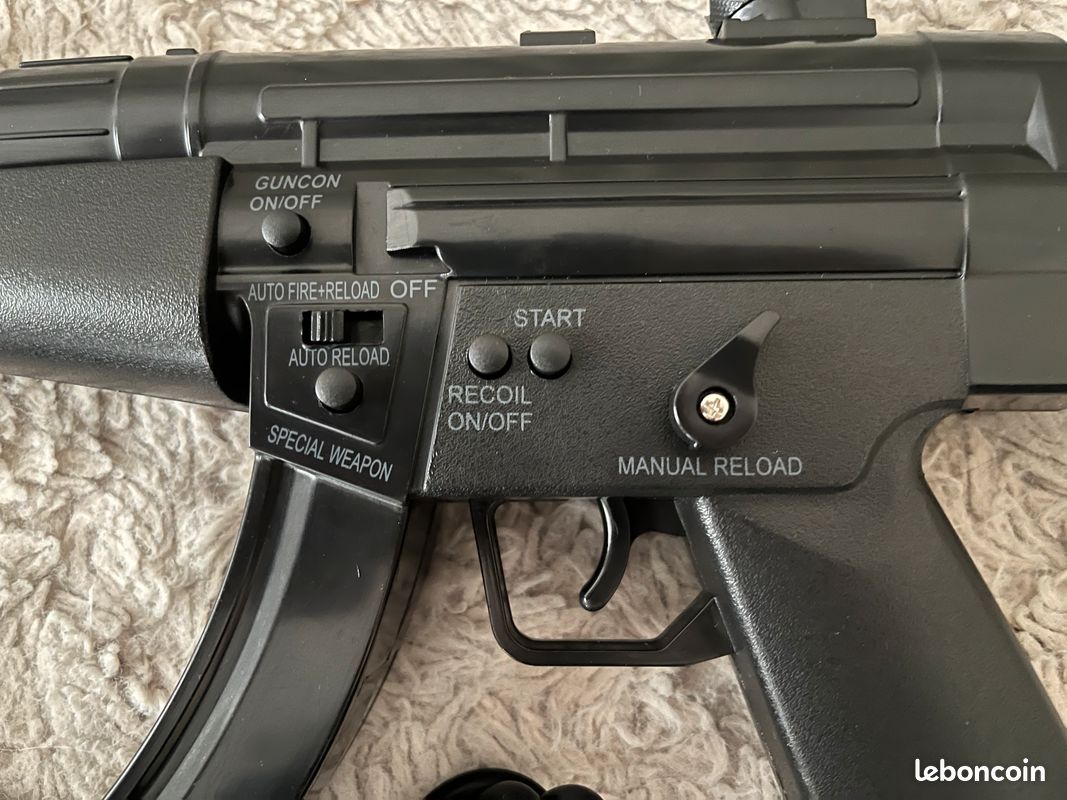 Eraser Gun PS1 & Saturn Dual-Use Controller ( en boite ) + Adaptateur AV PS1 (image 6)