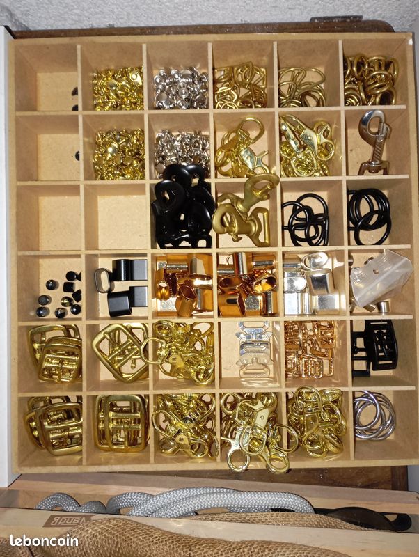 Lot De 12 Anneaux En D En Métal Résistant - Quincaillerie Pour Sacs, Bijoux, Bricolage
