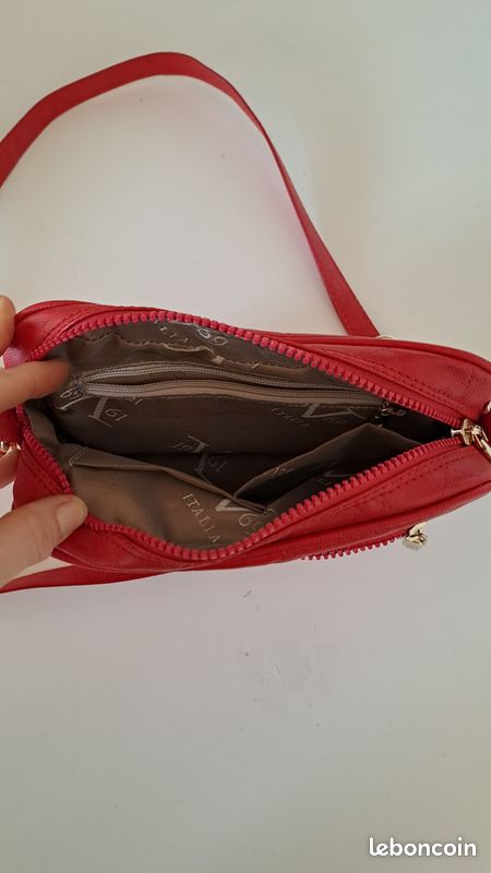 Sac à main rouge vif – état neuf - Versace 19.69 Abbigliamento (image 4)