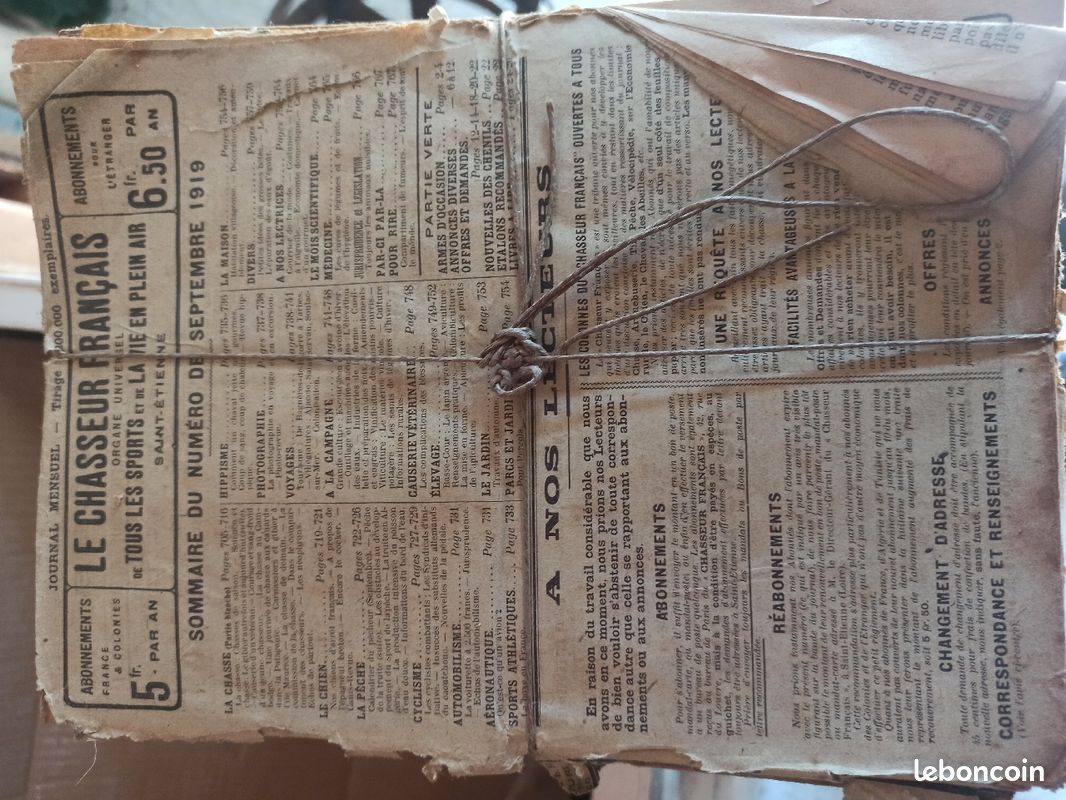 Revues anciennes chasseur français (image 2)
