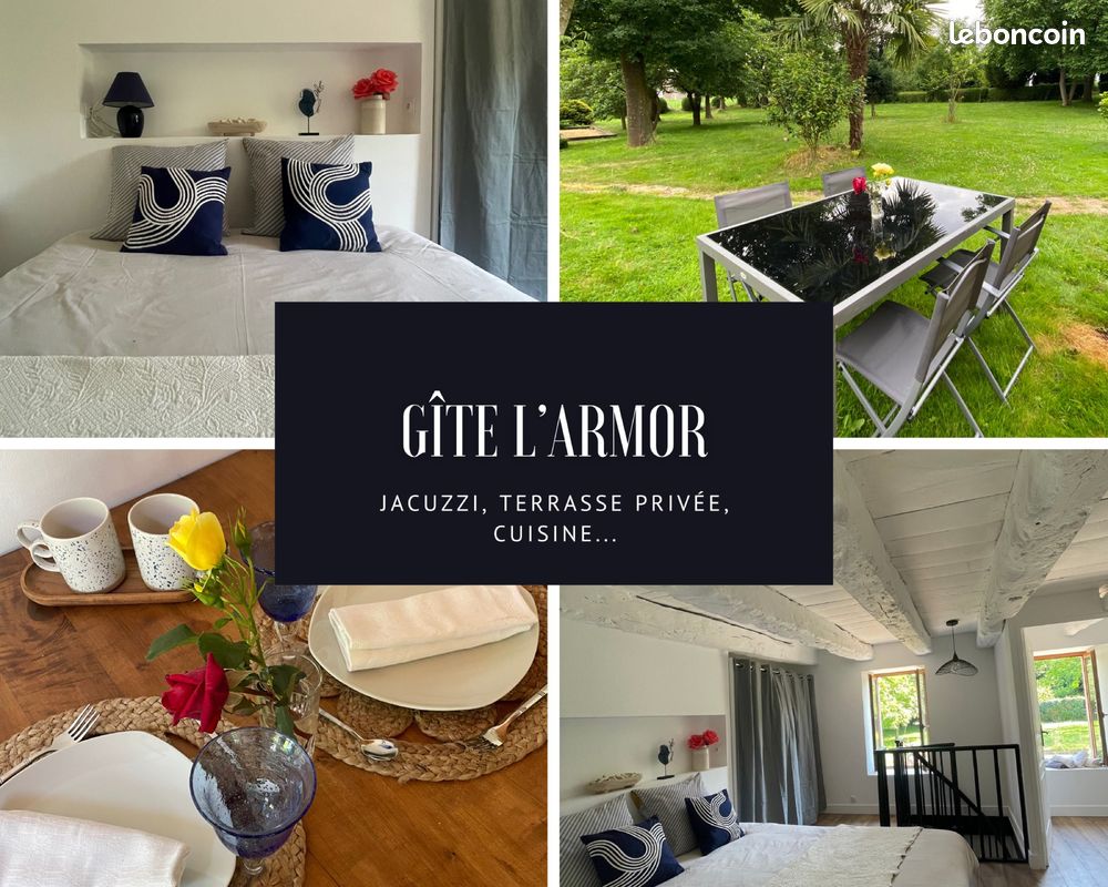 Location gîte avec jacuzzi, terrasse, bbq (image 1)