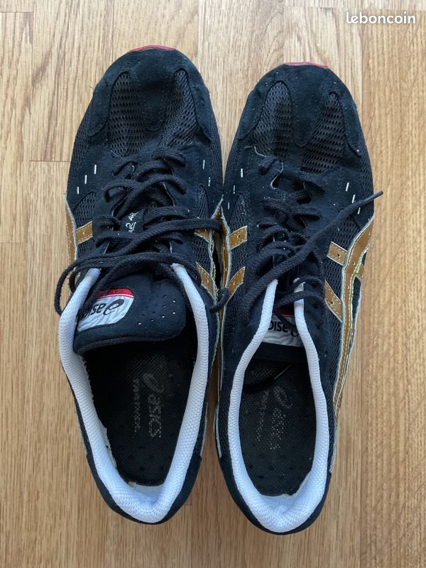 Asics tarther tjr 232 noir or taille eur 46 29cm us