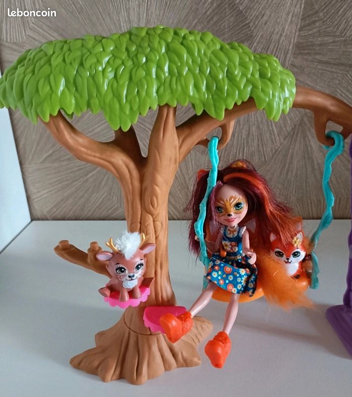 La balançoire du renard Felicity et poupée Danessa biche et poupée Felicity renard 🦊 (image 3)
