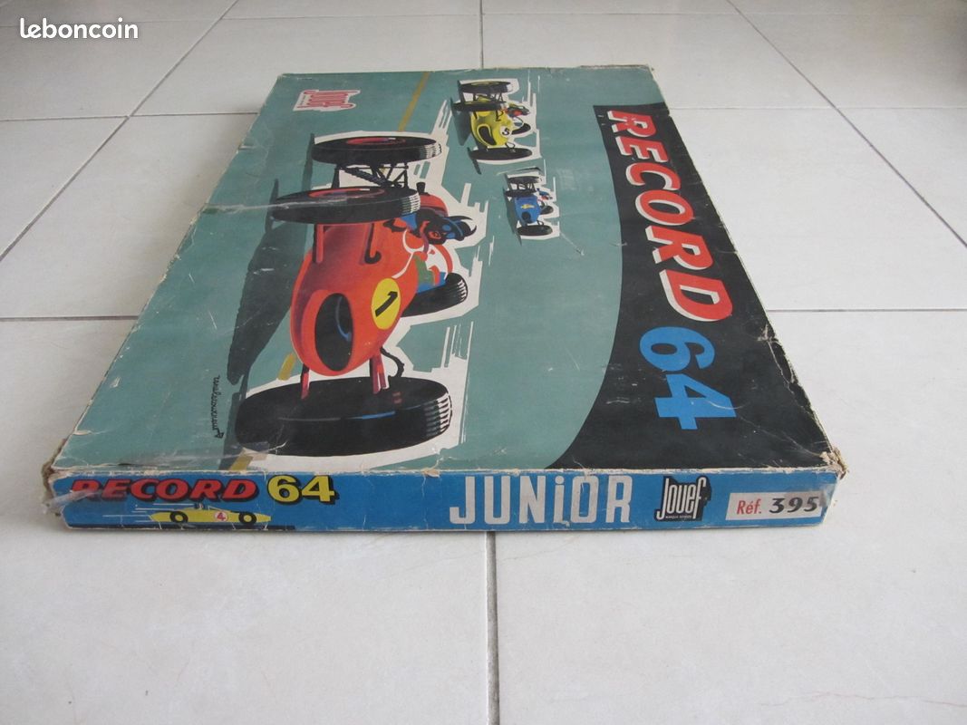 Circuit Jouef Record 64 Junior – BRM F1 Vert/jaune – Bon état D'origine