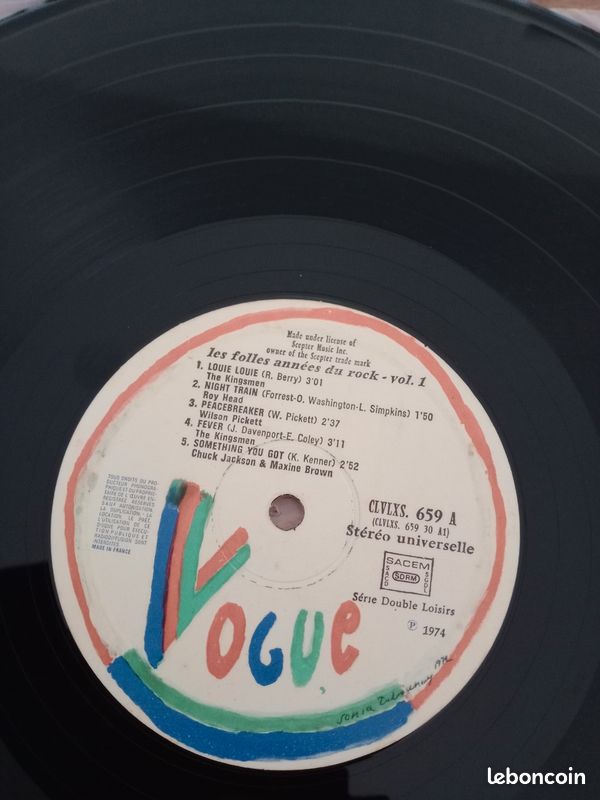 Vinyle 33T Les folles années du rock double album (image 7)