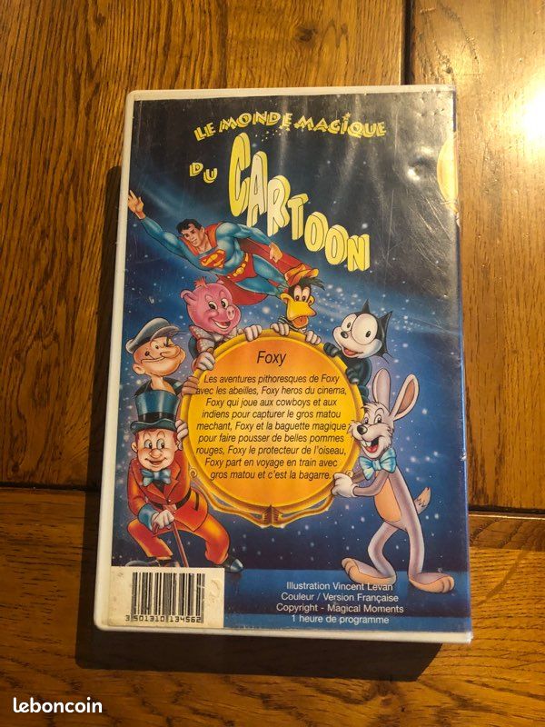 Cassettes VHS dessins animés (image 2)