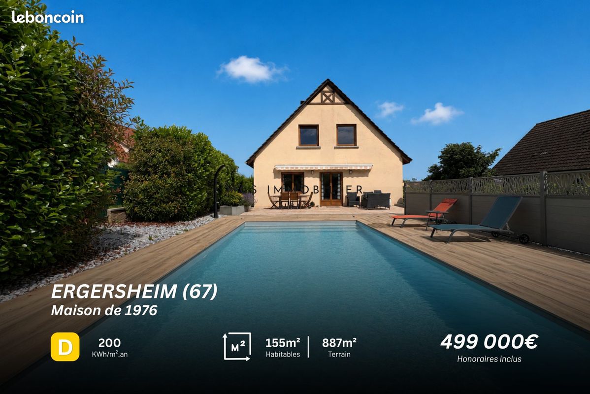 Maison 6 pièces 155 m² · à Ergersheim · 155 m² · 499 000 €