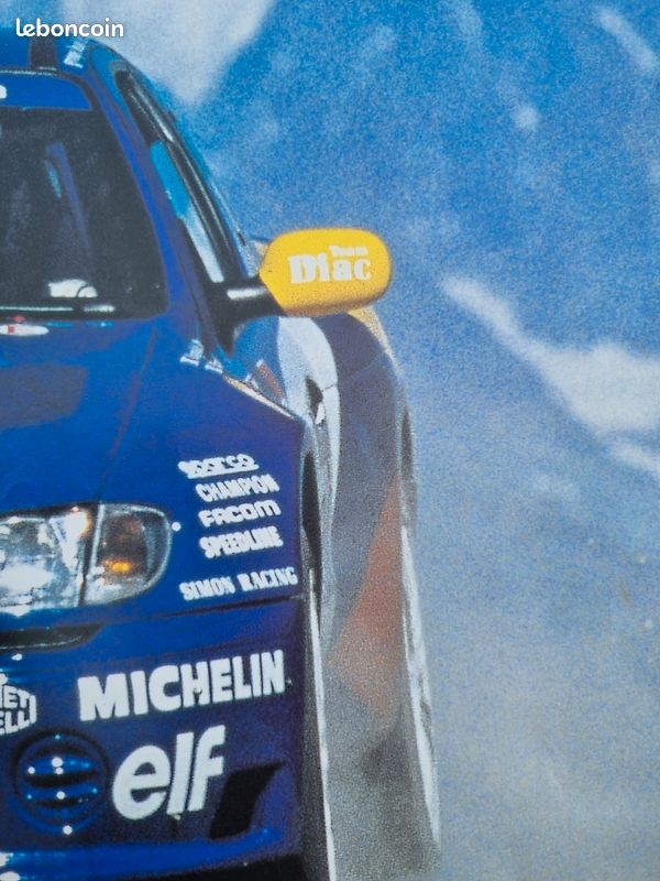 Affiche Originale Rallye Mont Blanc 2005 - Rally France - Sports Automobiles