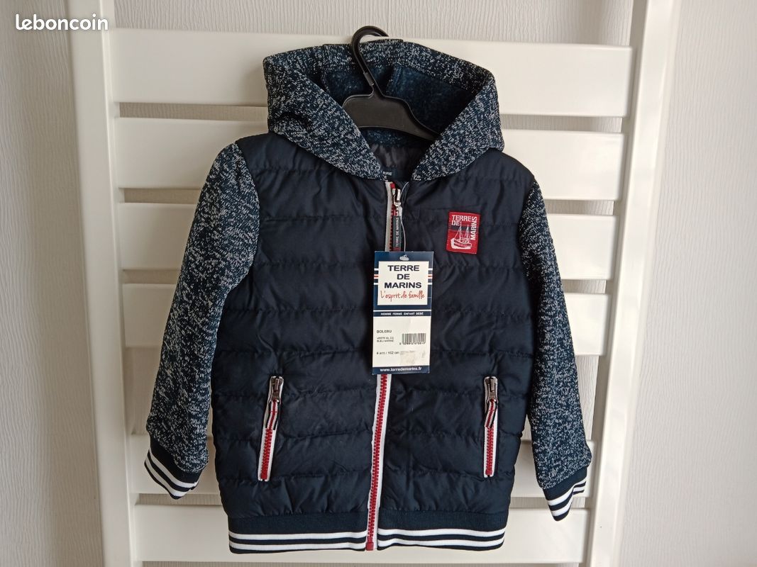VESTE BLOUSON NEUF TERRE de MARINS ANS Vêtements
