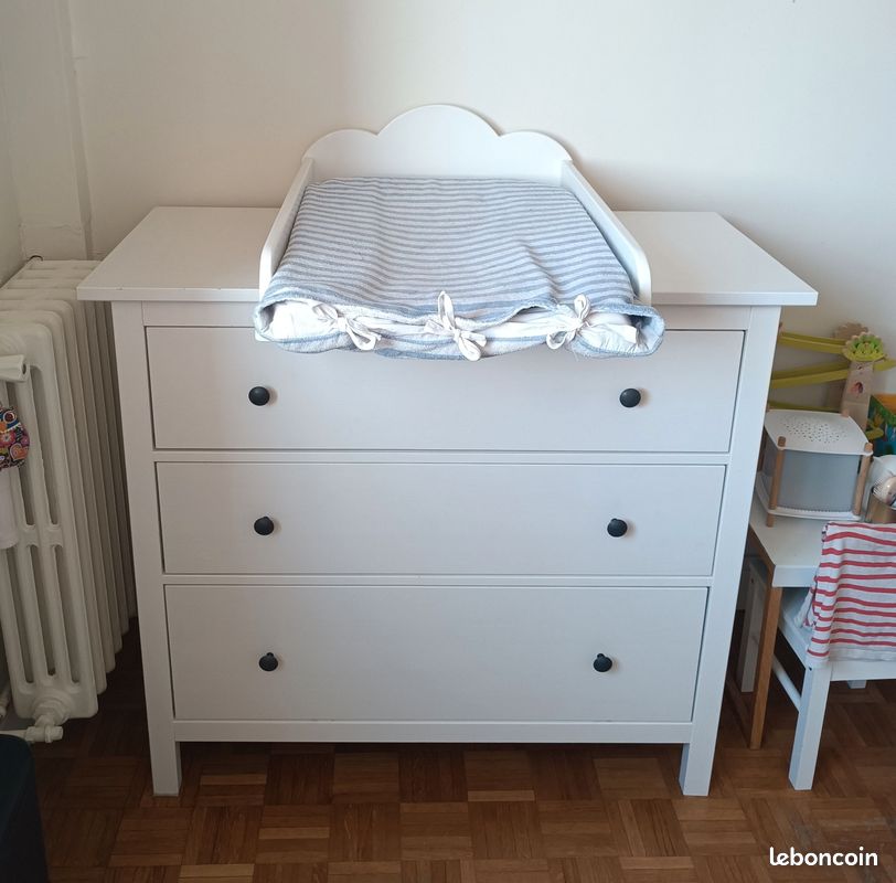 Commode à langer Hemnes et plan à langer Verbaudet Équipement bébé - Main Image