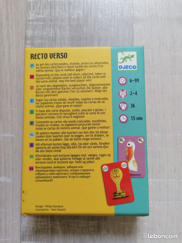 Jeu société RECTO VERSO (image 3)