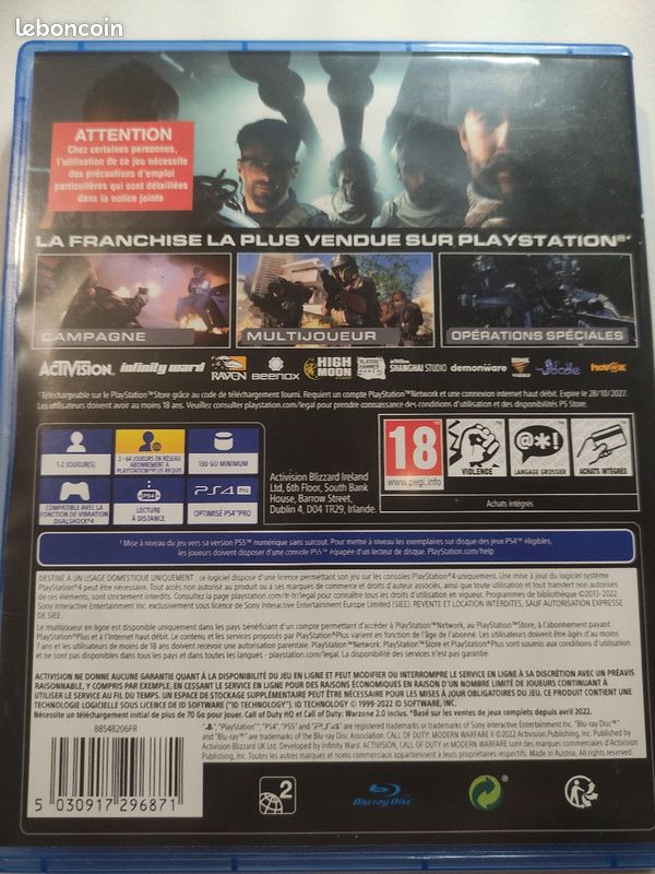 CALL of DUTY MW2 (ps4) (image 4)