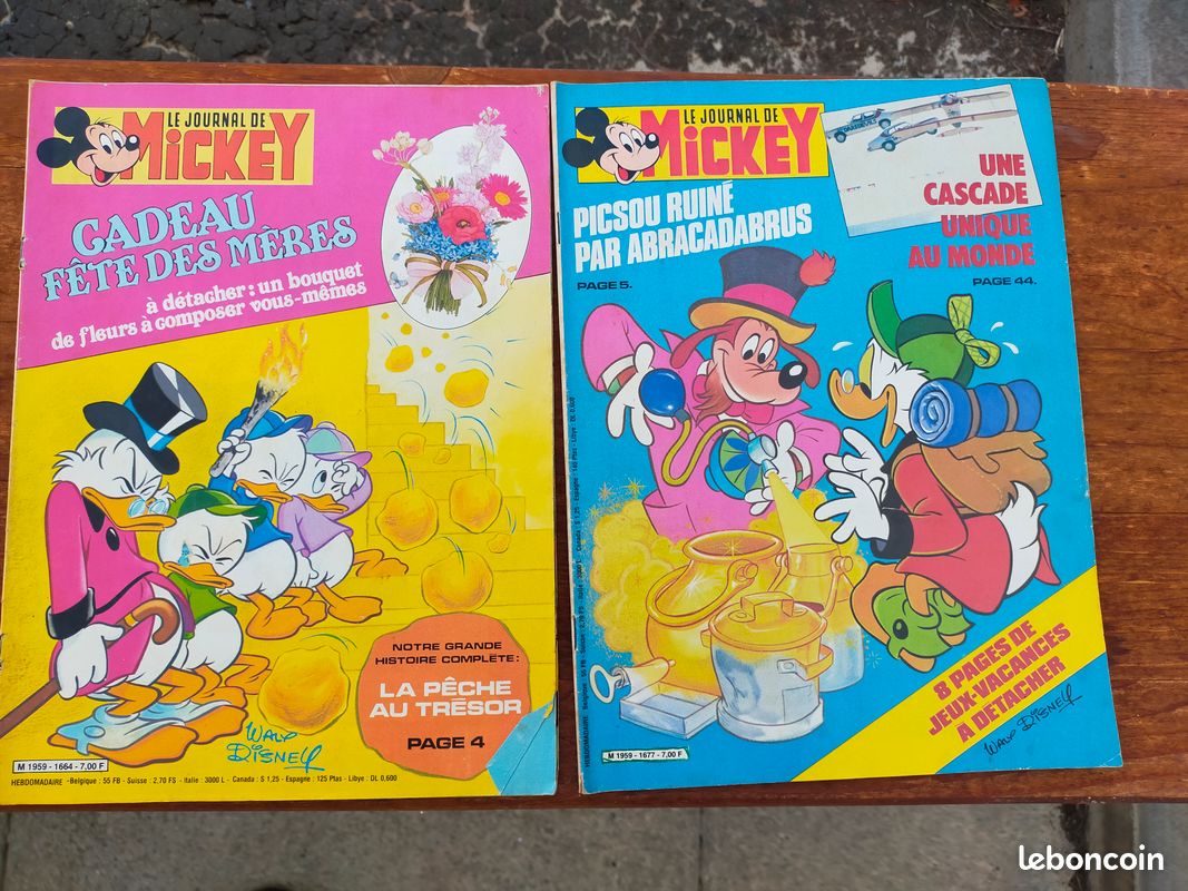 17 heddomadaires du Journal de Mickey de 1984 (image 7)