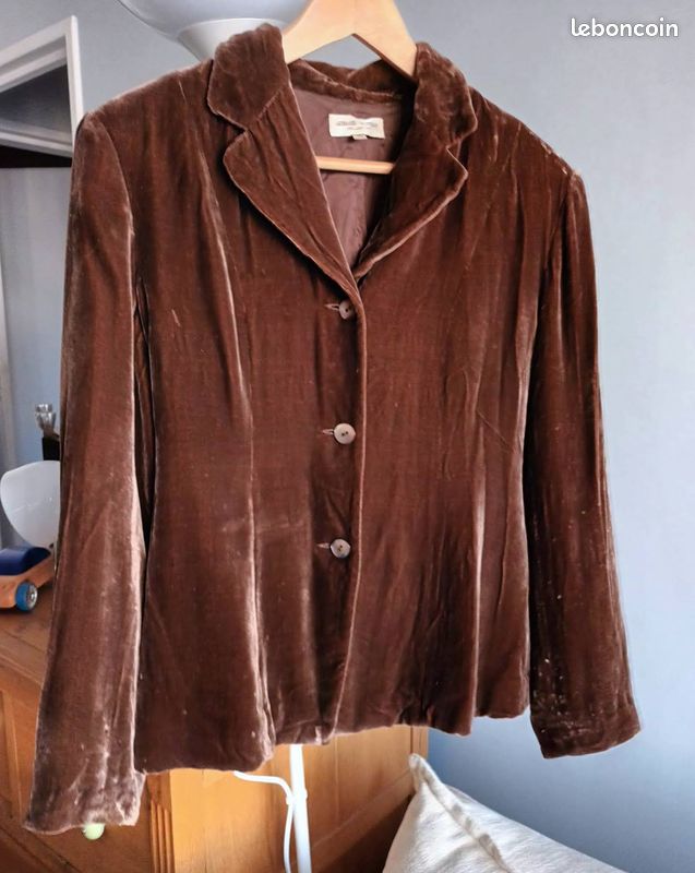 Veste femme velours soie Ventilo T. M -38 (image 3)