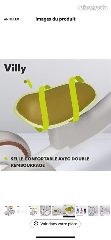 Velo draisienne lionelo Villy 12/36mois (image 9)
