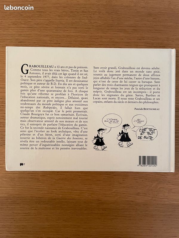 BD Grabouilleau la vie comme elle vient Premiere edition originale 1988 Iturria (image 3)