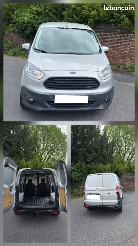 FORD TRANSIT COURIER UTILITAIRE 1.5 TDCI 75 Cv SERIE TREND CLIM AUTO-ATT-RAD-CAM-BLU (image 3)