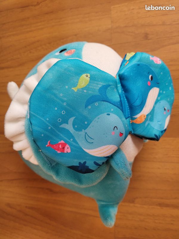 Peluche baleine mon copain de câlins (image 5)