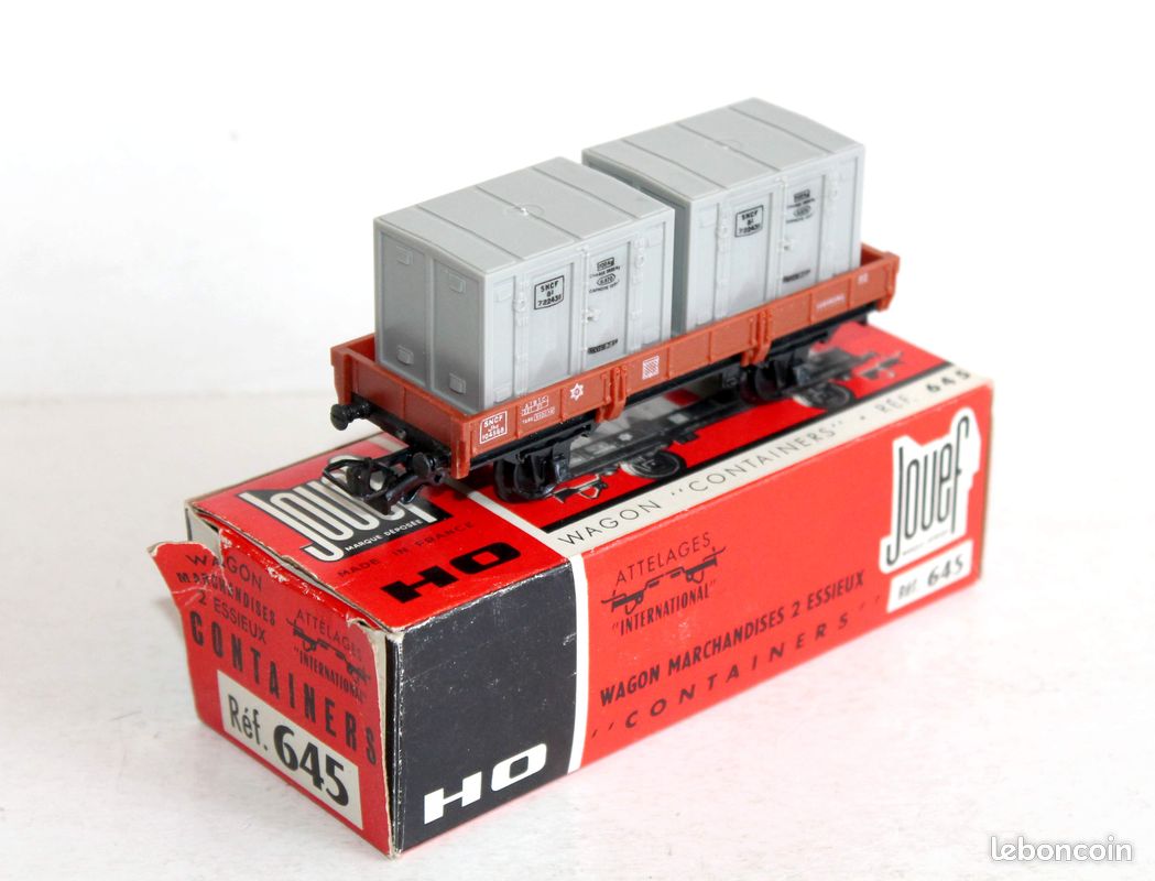 5 Wagons De Marchandises Jouef Ho En Boite Mr - - 3