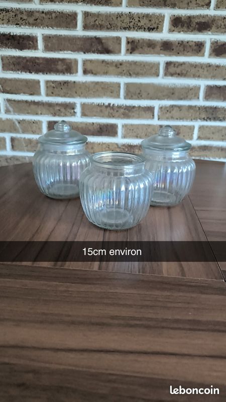 Lot de bocaux 15 cm (image 1)