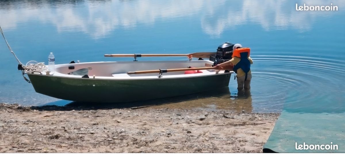 Bateau à moteur Mercury 2,5 CV + remorque (image 1)
