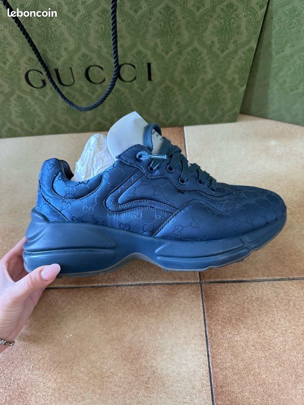 Gucci baskets en cuir Rhyton (image 6)