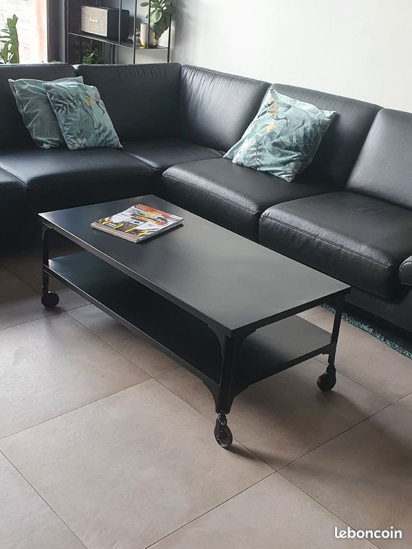 Table basse en métal noir Maison du Monde (image 4)
