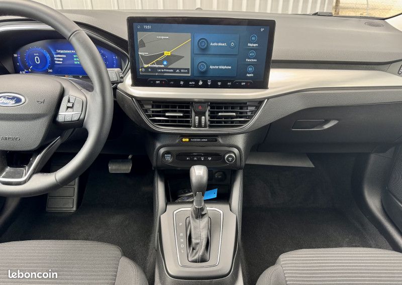 Ford FOCUS FLEXIFUEL 125CH TITANIUM X BUSINESS POWERSHIFT / CAMÉRA / 1ÈRE MAIN / 49 000 KM (image 17)